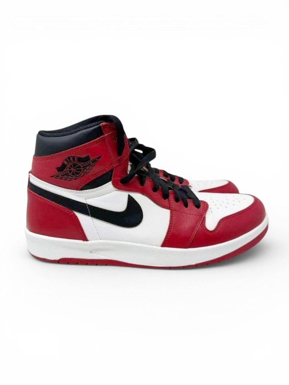 Nike Air Jordan  High-Top Sneakers - Red White Black Size 10.5